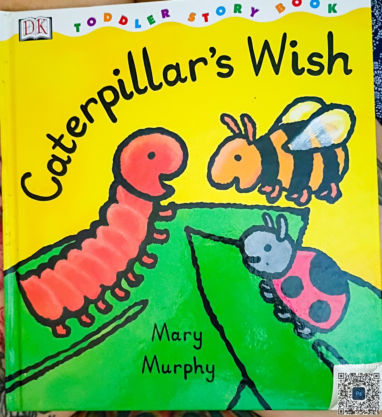 Vintage 1999 Caterpillar's Wish by Mary Murphy Hardcover (DK Toddler Story Book)