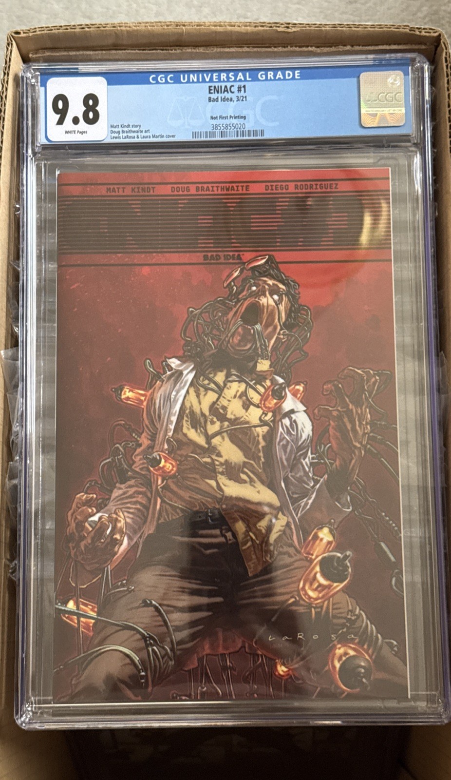 Eniac #1 CGC 9.8 Not 1st Print - Bad Idea 2021 Eniac #1 CGC 9.8 Not 1st Print - Bad Idea 2021