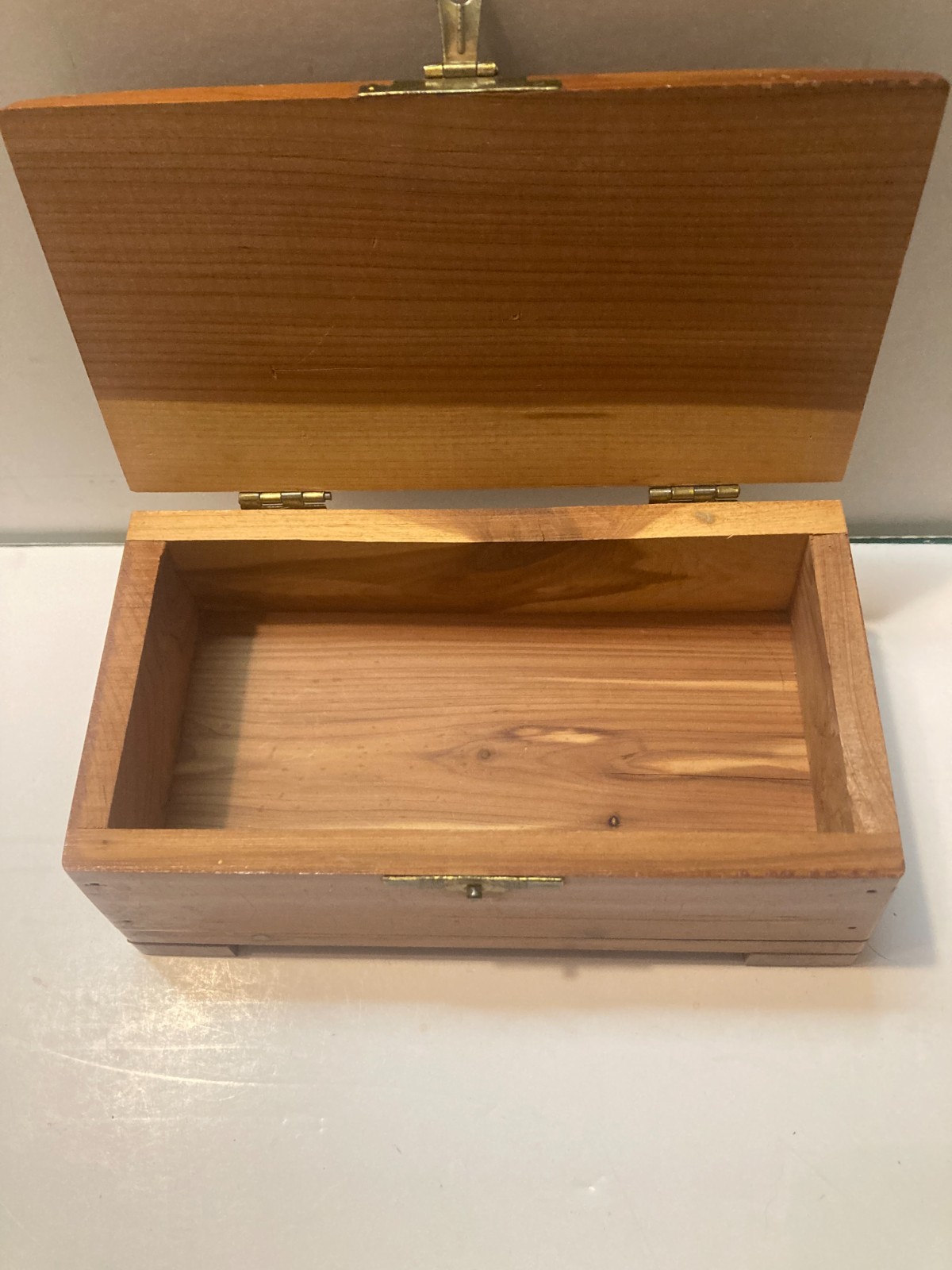 Cedar Wood Trinket Jewelry Box 6\