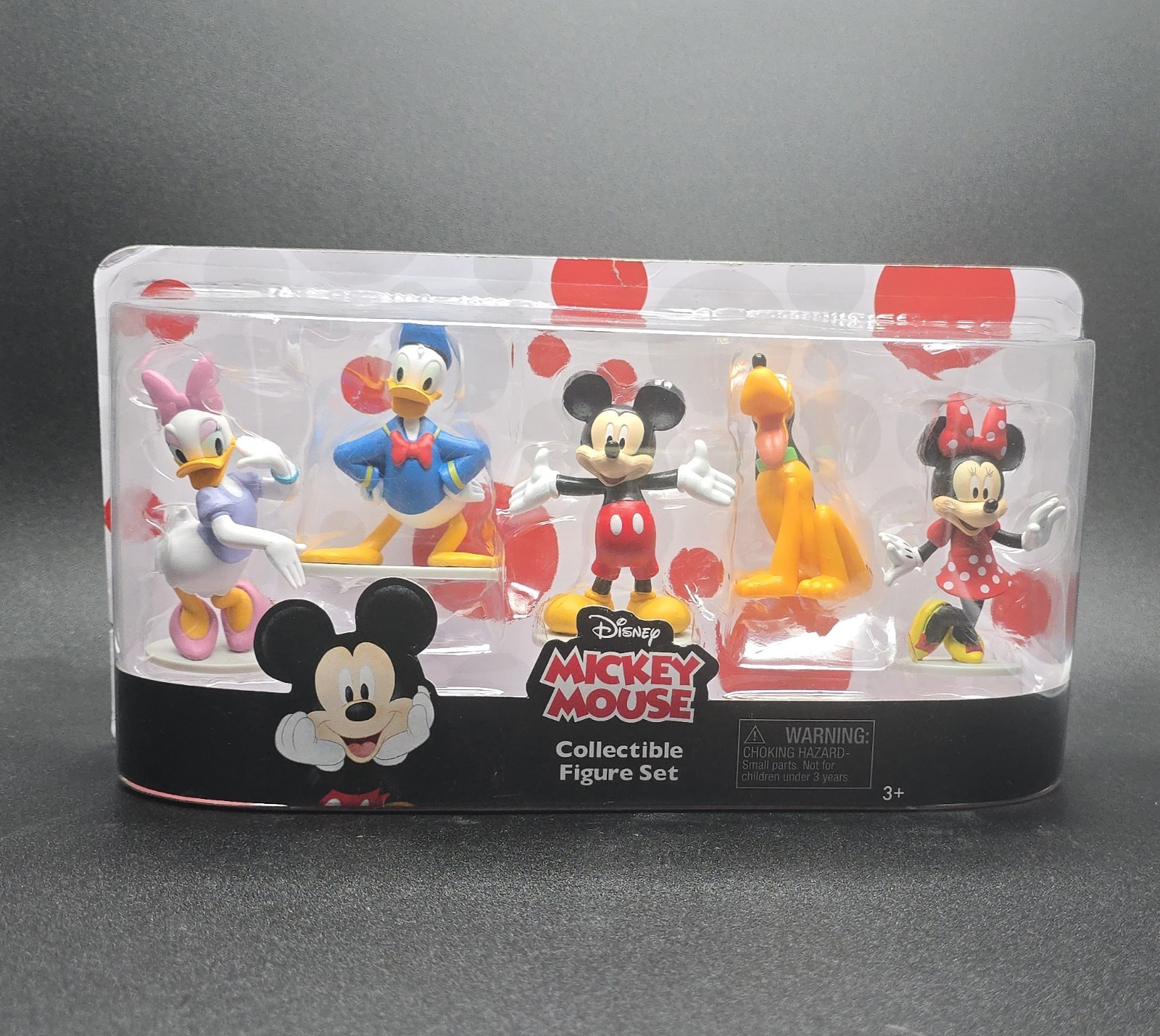 Disney Mickey Mouse Characters Collectible 5 piece Vinyl Figure Set NIB