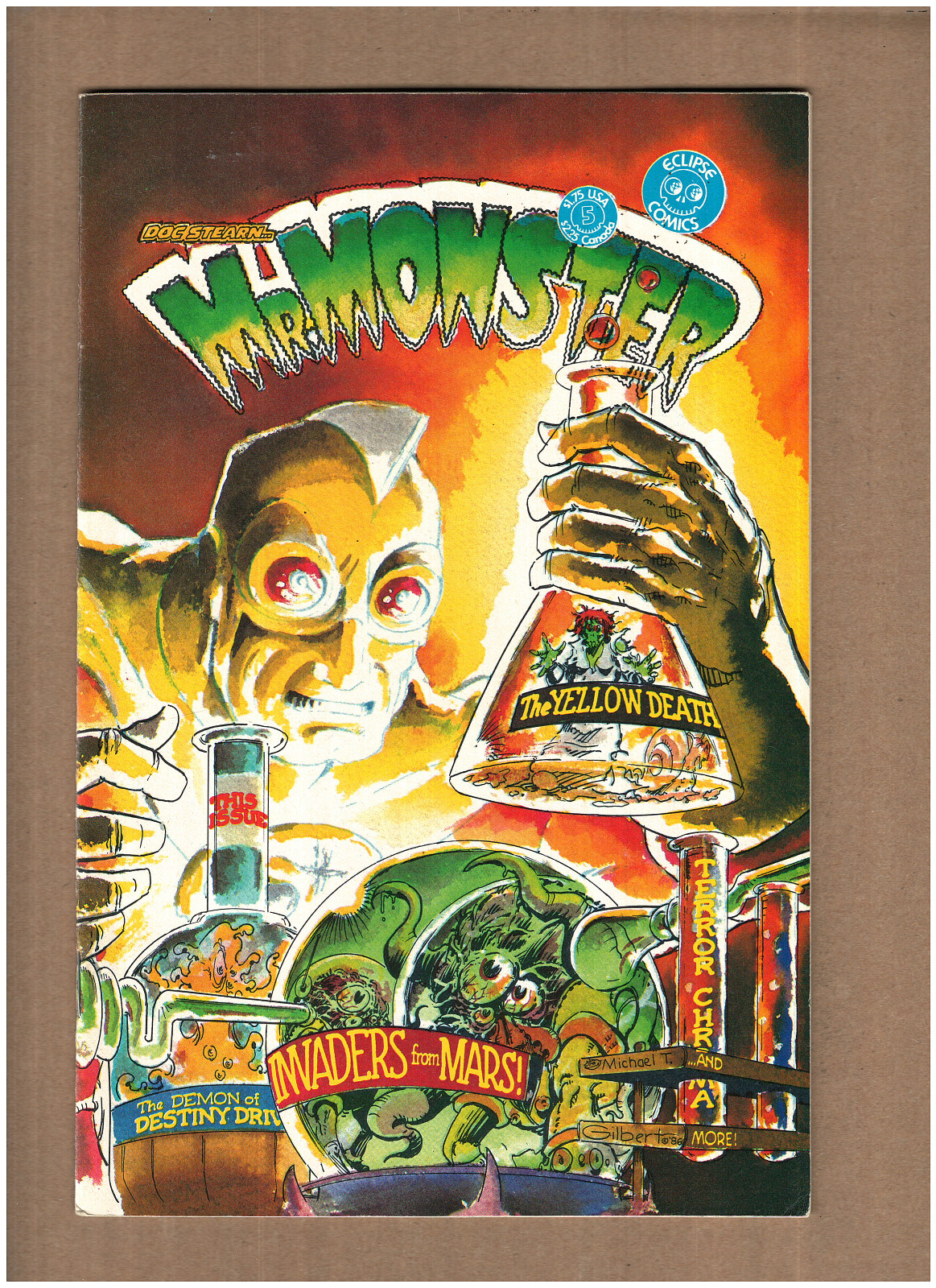 Doc Stearn...Mr. Monster #5 Eclipse Comics 1986 Michael Gilbert VF 8.0
