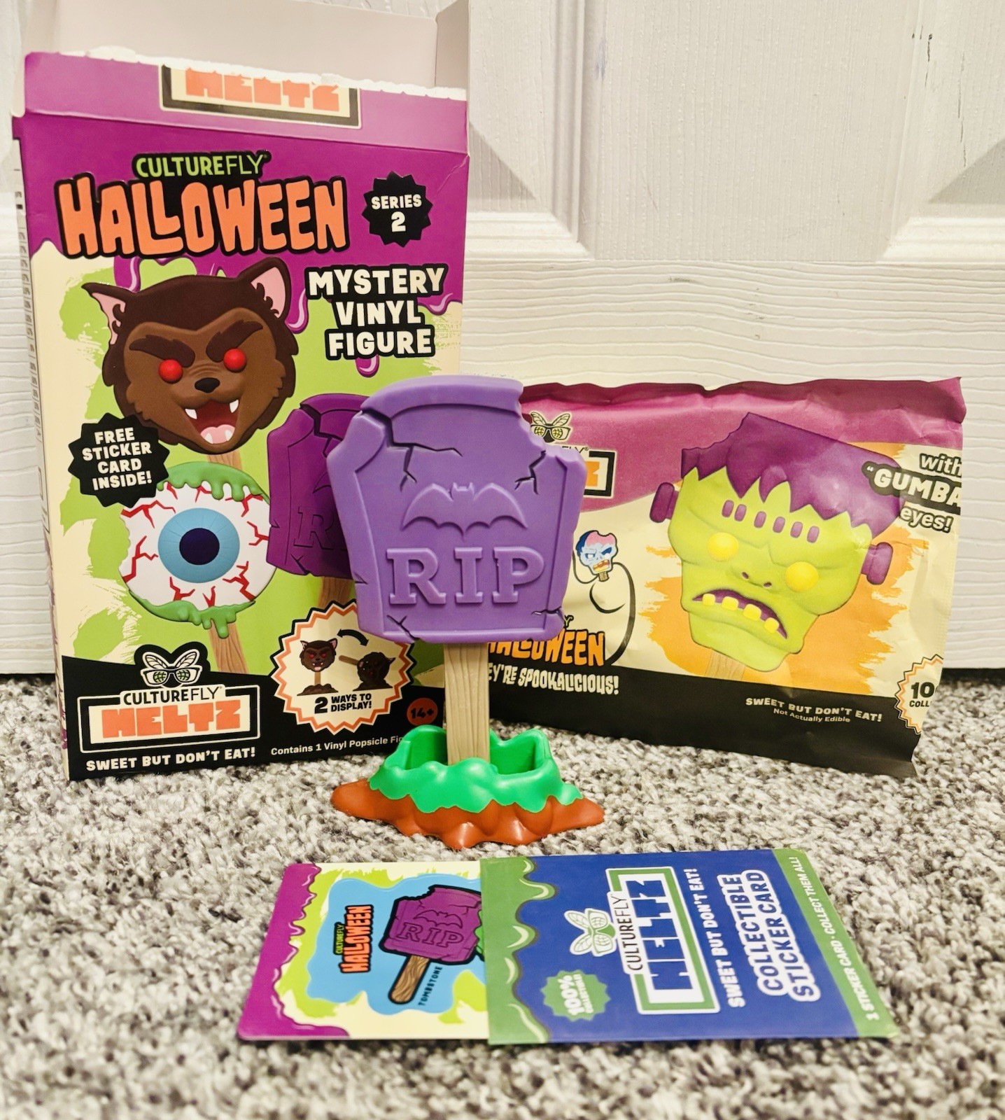 Culturefly Halloween Meltz Series 2 R.I.P. Tombstone Mystery Vinyl Figure Culturefly Halloween Meltz Series 2 R.I.P. Tombstone Mystery Vinyl Figure