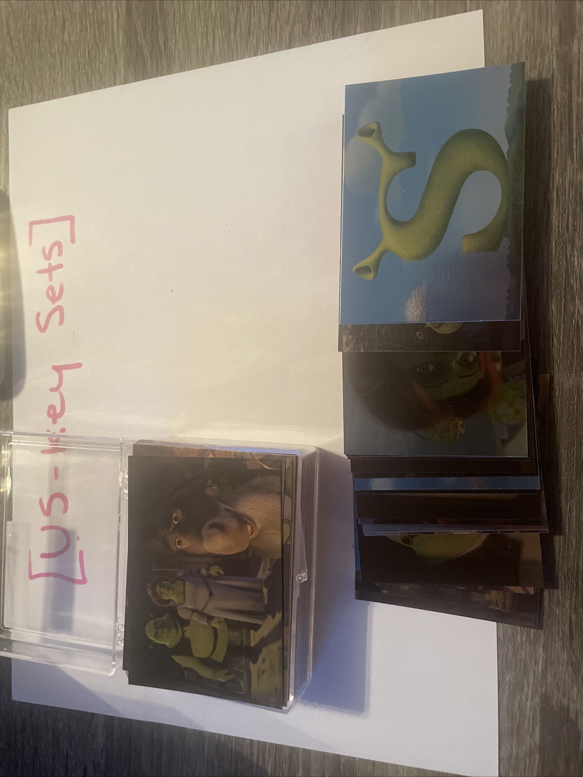 SHREK 2: 2nd MOVIE 2004 COMPLETE 72 CARD SET Chrome Parallel Set