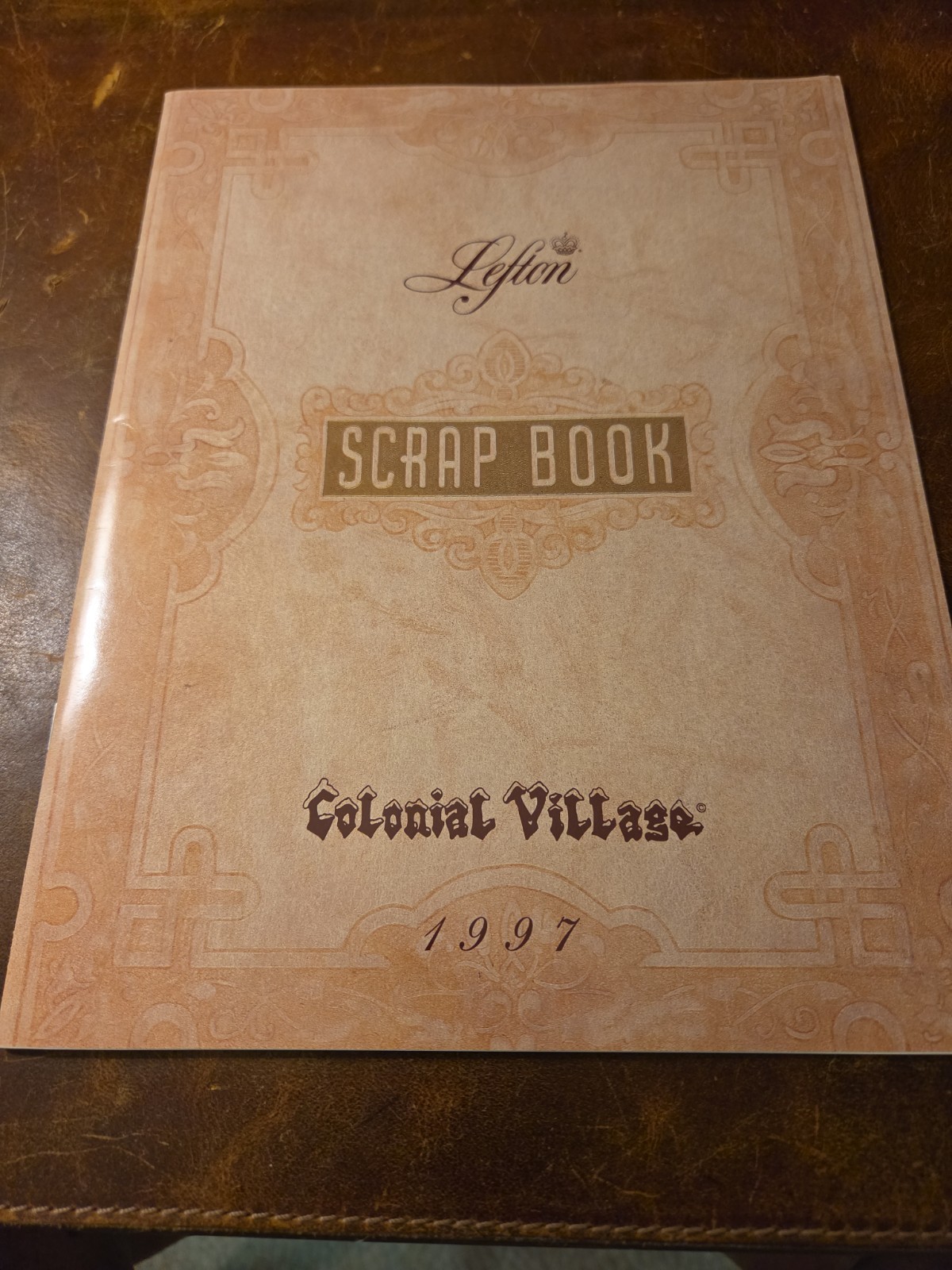 Lefton Colonial Village  1997 Scrap Book EUC No Notations