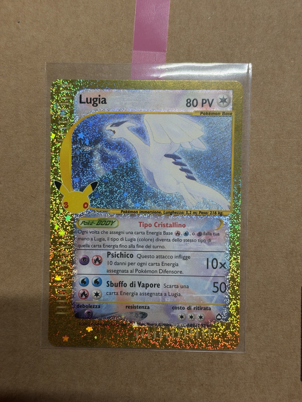 Pokemon Lugia 149 30th Anniversary ITA 🇮🇹 - FAST SHIP ✅