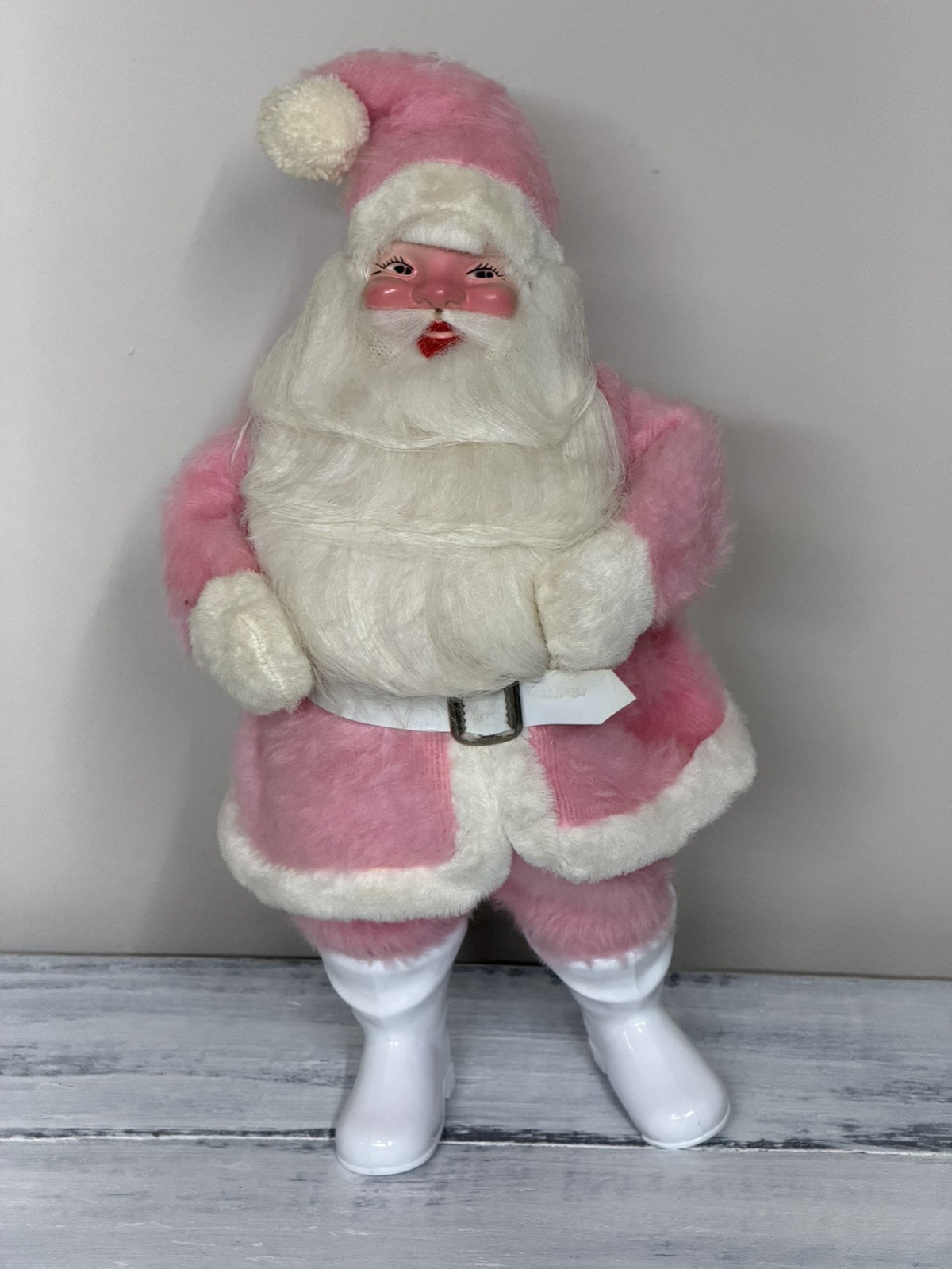 Vtg Harold Gale Pink Santa Claus 14 Vtg Harold Gale Pink Santa Claus 14