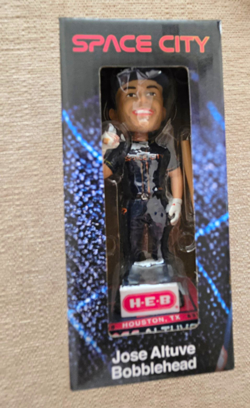 H-E-B Exclusive Space City Jose Altuve Bobblehead MLB Astros Plastic