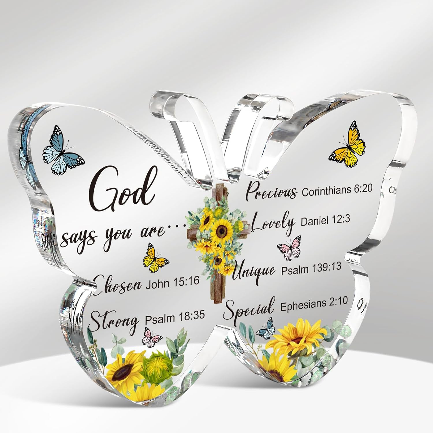 Barydat Acrylic Christian Gifts Bible Verses Religious Gifts for Women Men Inspi Barydat Acrylic Christian Gifts Bible Verses Religious Gifts for Women Men Inspi