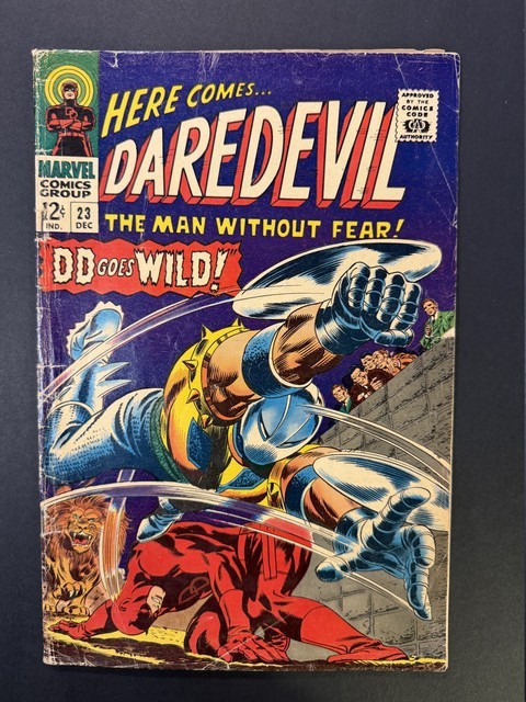 Daredevil #23 1966 Stan Lee Gene Colan Art GD/VG 3.0 Daredevil #23 1966 Stan Lee Gene Colan Art GD/VG 3.0