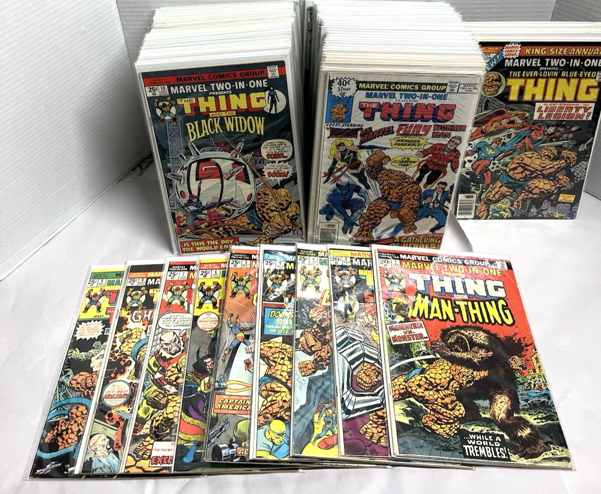 Marvel Two-in-One #1-100 & Annual 1-7 Comic COMPLETE FULL RUN W/ Thanos Death $3