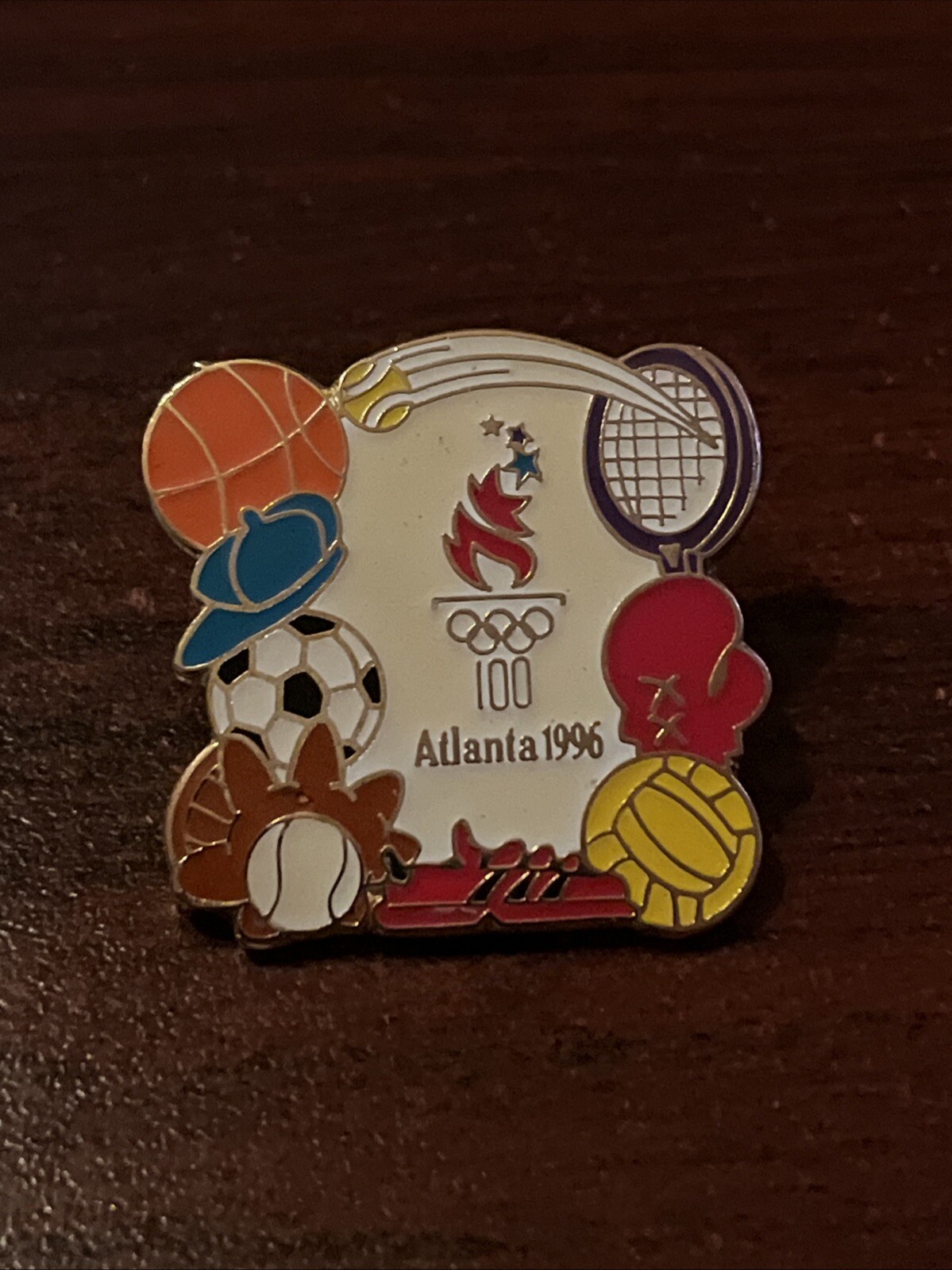 Vintage 1996 Atlanta Olympics Sports Balls Events Lapel Hat Pin Vintage 1996 Atlanta Olympics Sports Balls Events Lapel Hat Pin
