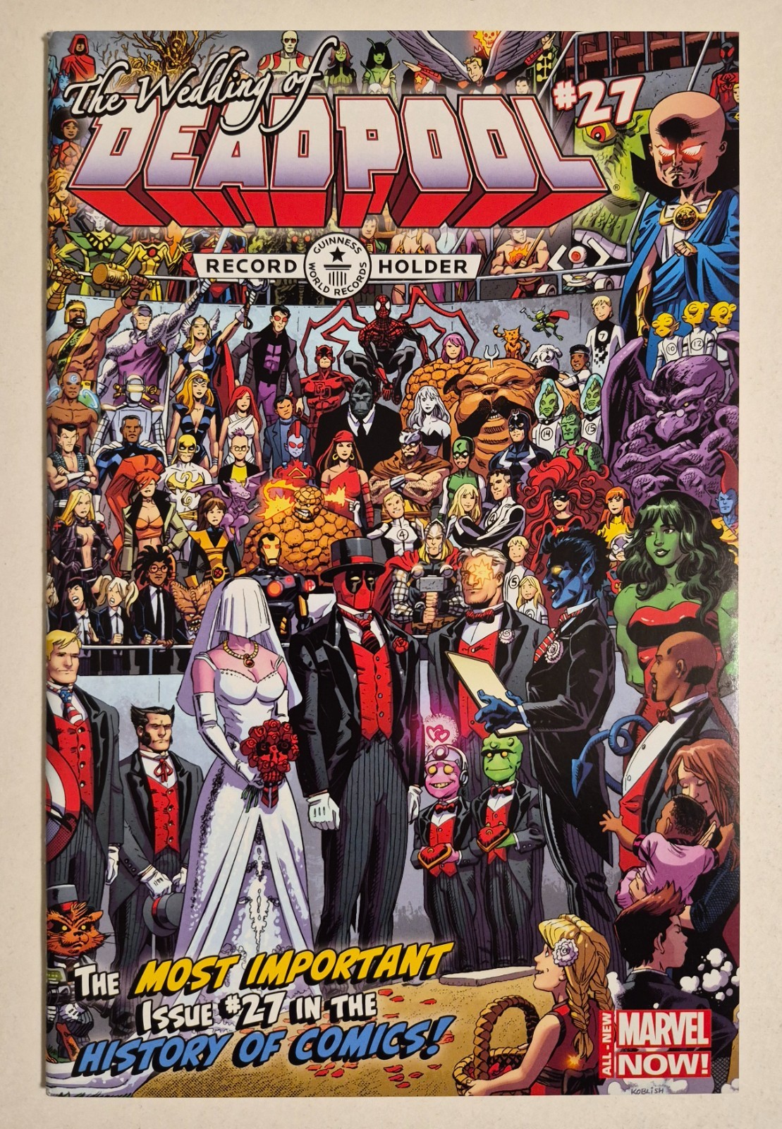 Deadpool #27 (2014, Marvel) NM Vol 3 The Wedding of Deadpool
