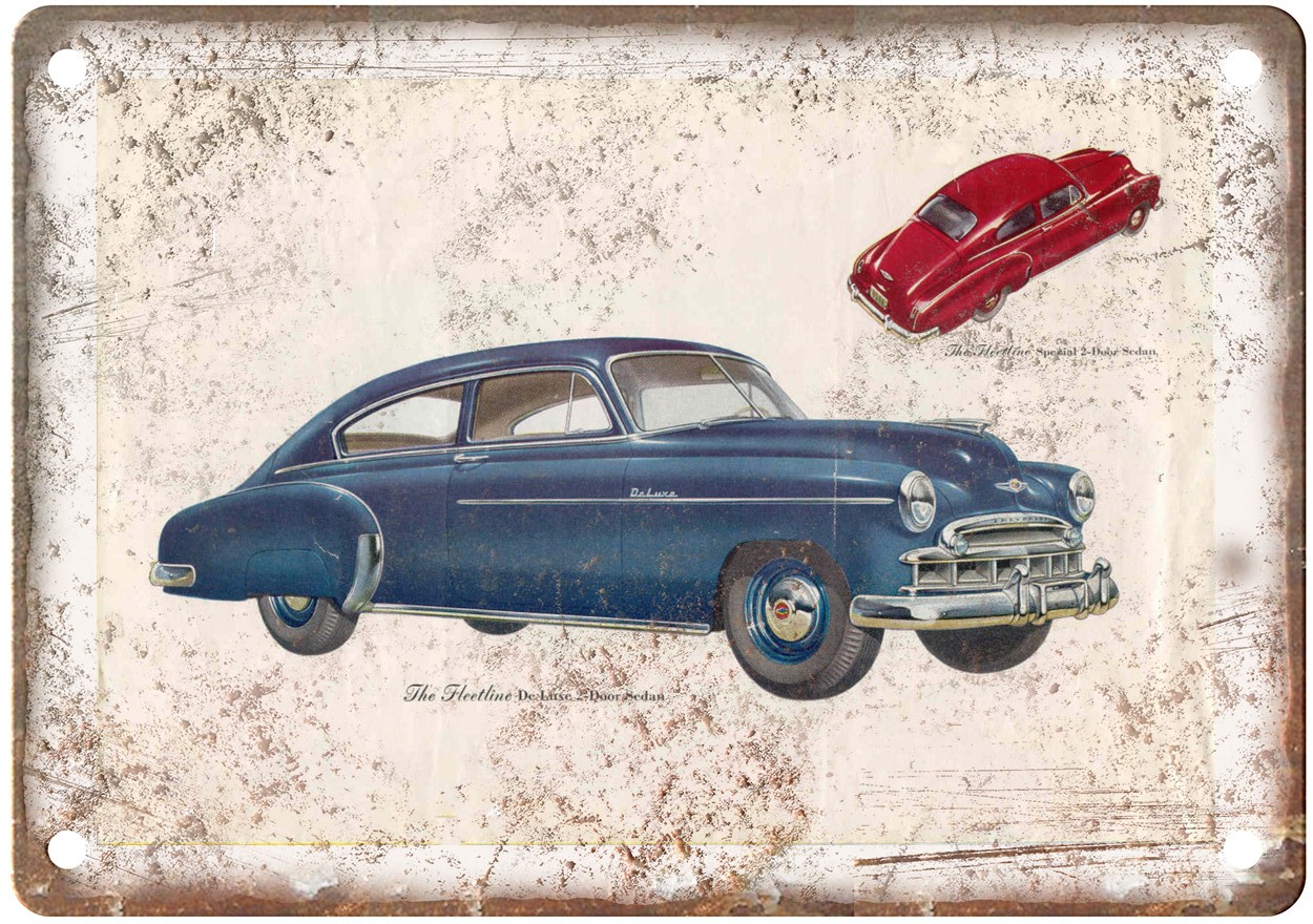 Vintage 1949 Chevrolet Auto Ad Retro Look Reproduction Metal Sign AM1011 Vintage 1949 Chevrolet Auto Ad Retro Look Reproduction Metal Sign AM1011