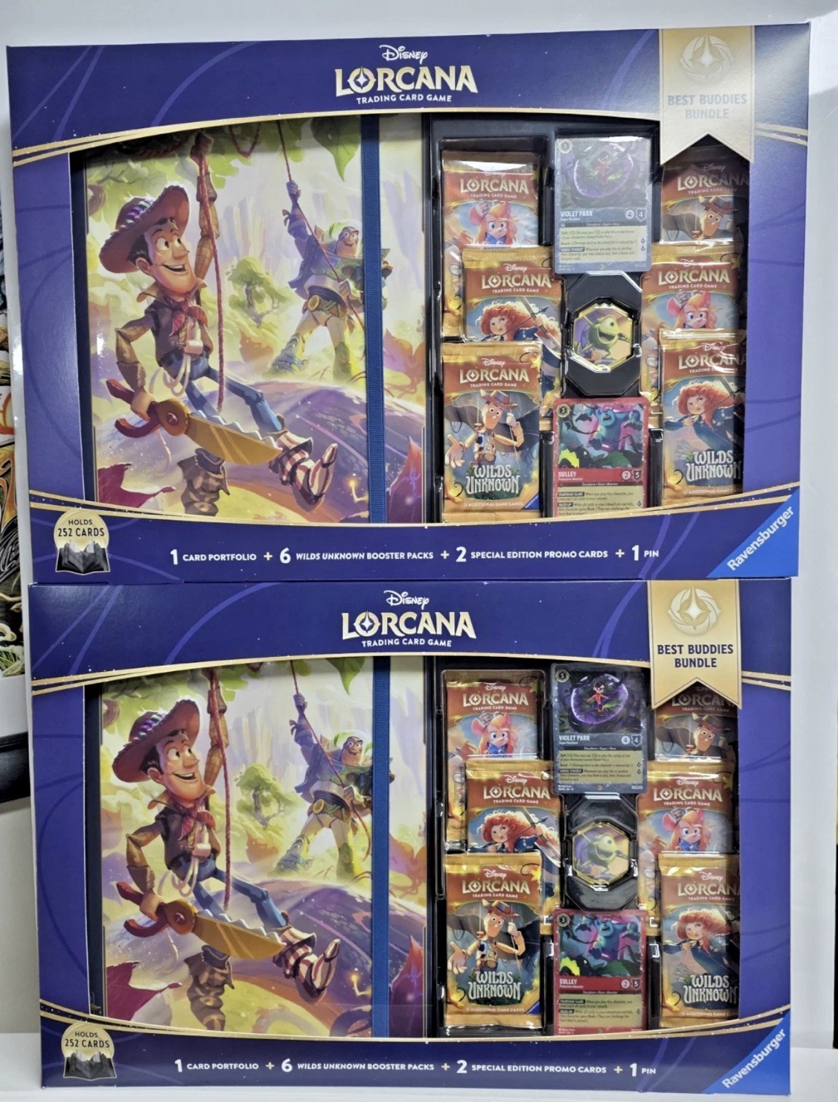 Disney Lorcana Best Buddies Bundle Wilds Unknown 6 Booster Binder Promos x2 TCG Disney Lorcana Best Buddies Bundle Wilds Unknown 6 Booster Binder Promos x2 TCG