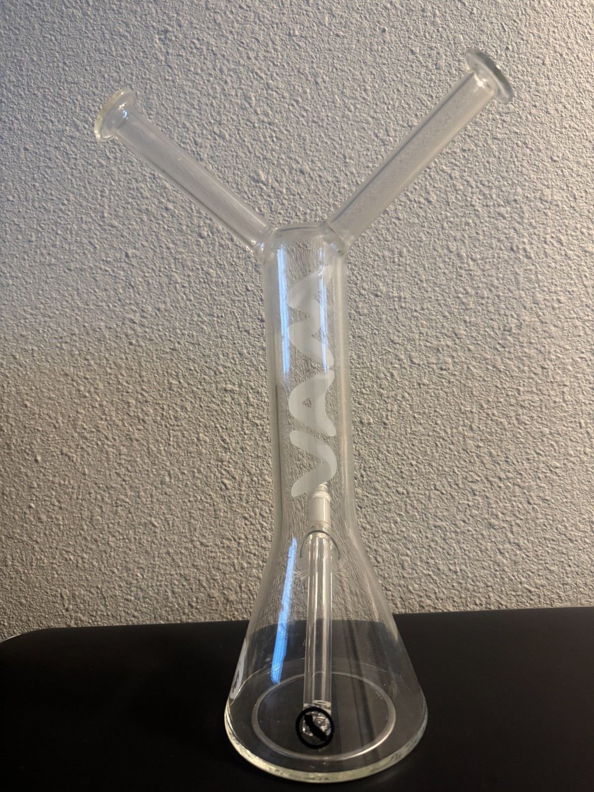 MAV DOUBLE NECK BESTIE BONG WATER PIPE PERFECT FOR FRIENDS OR COUPLES