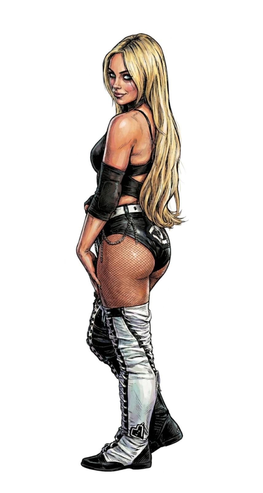 WWE Liv Morgan Wrestling Water Resistant Sticker WWF WCW AEW NXT