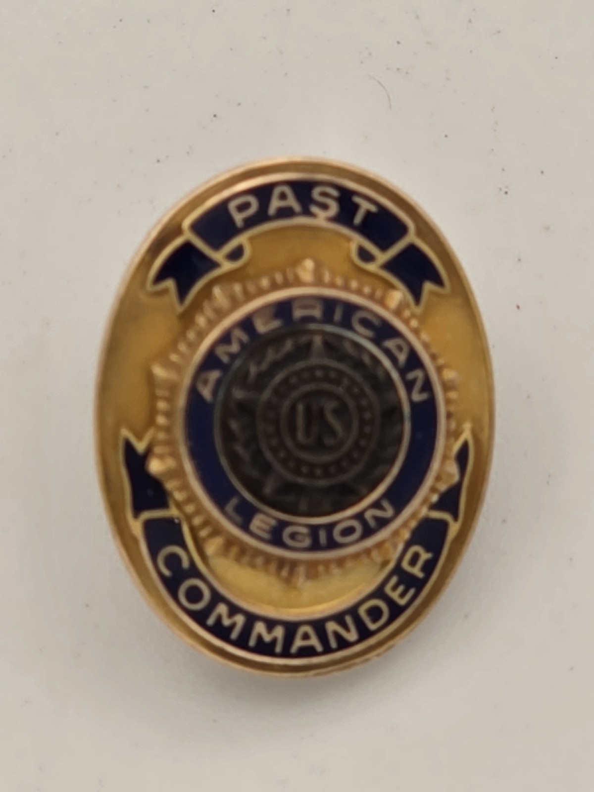 Vintage American Legion Past Post Commander Pin 10k Gold, 12