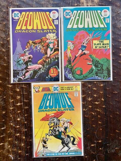 Beowulf Bronze Age Comic Book Lot, Vol. 1, DC, High Grade.