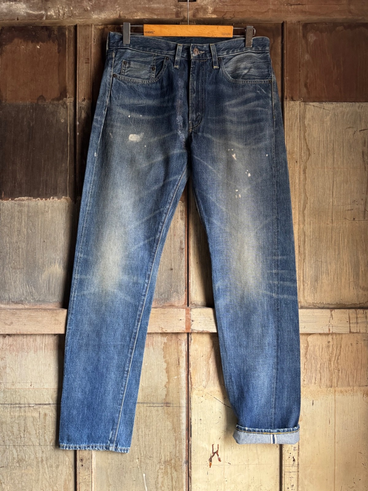 Levis 501 Vintage 1960s 70s Big E Selvedge Jeans | Faded Repaired | Made in USA Levis 501 Vintage 1960s 70s Big E Selvedge Jeans | Faded Repaired | Made in USA