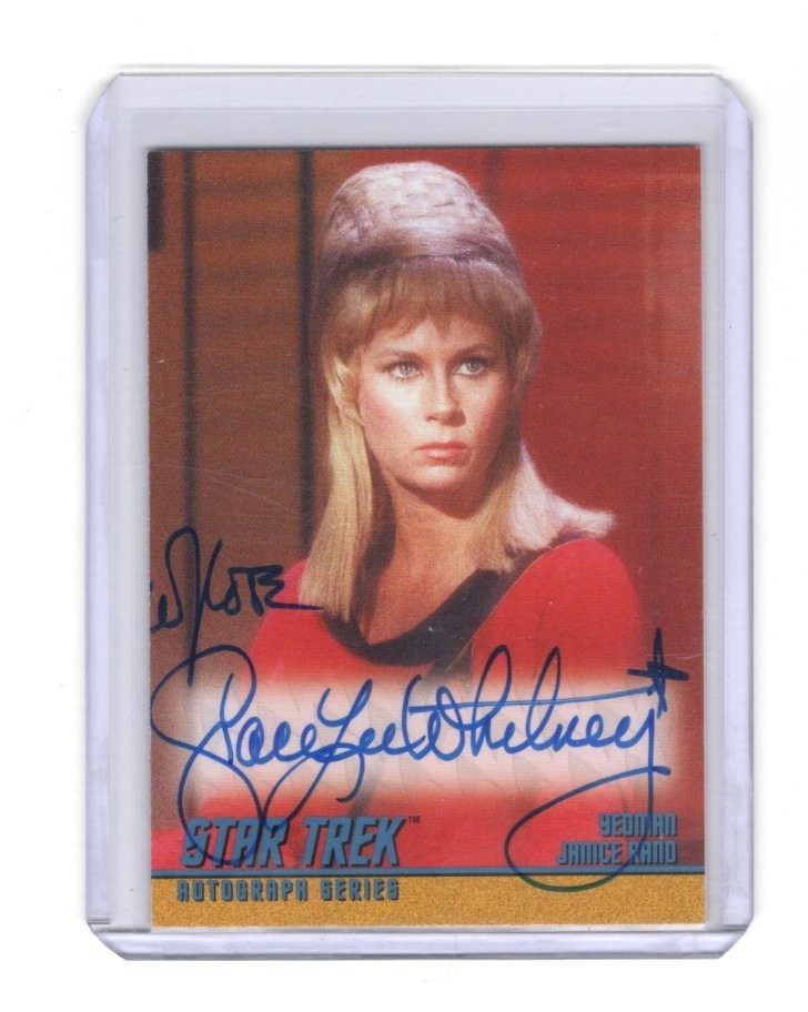 1997 SKYBOX STAR TREK GRACE LEE WHITNEY #A5 AUTOGRAPH JANICE RAND 1930-2015