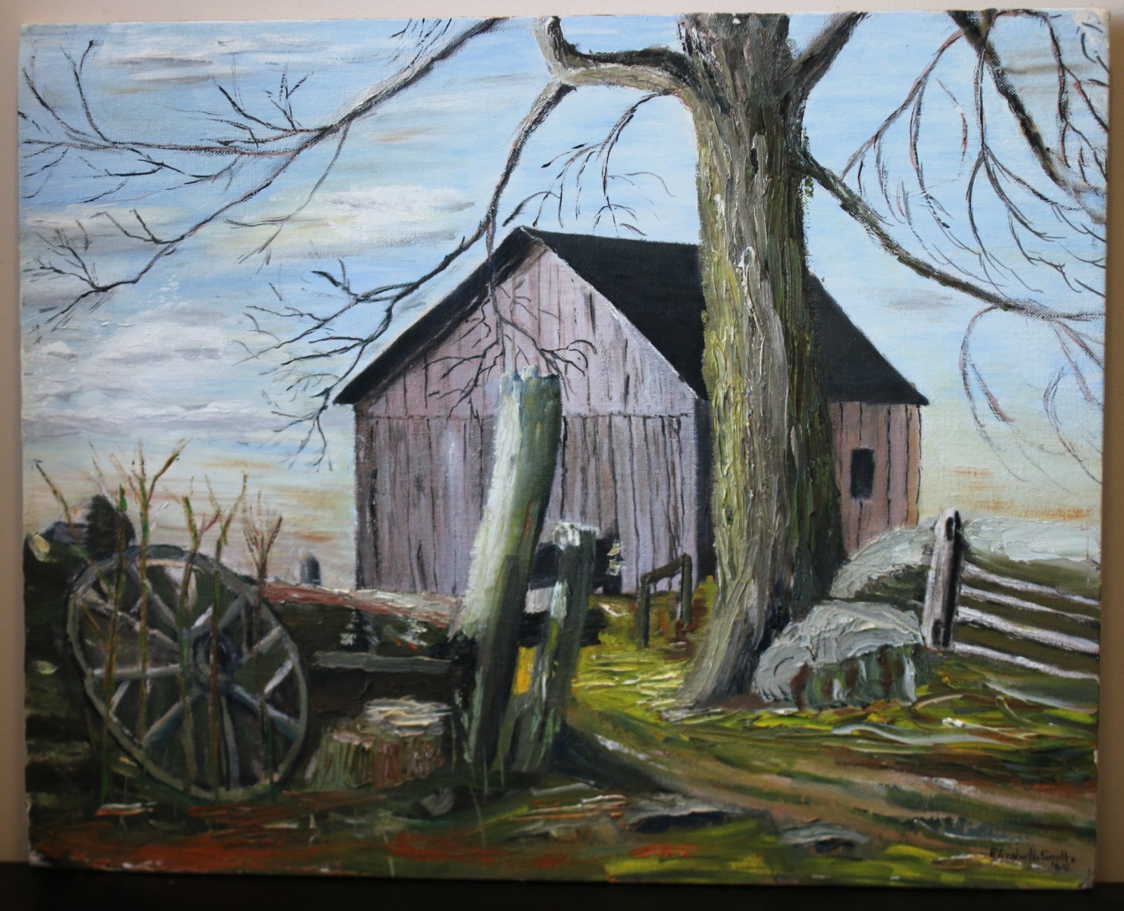 Bob Ross ~ Signed Autographed Artist Painting Canvas \
