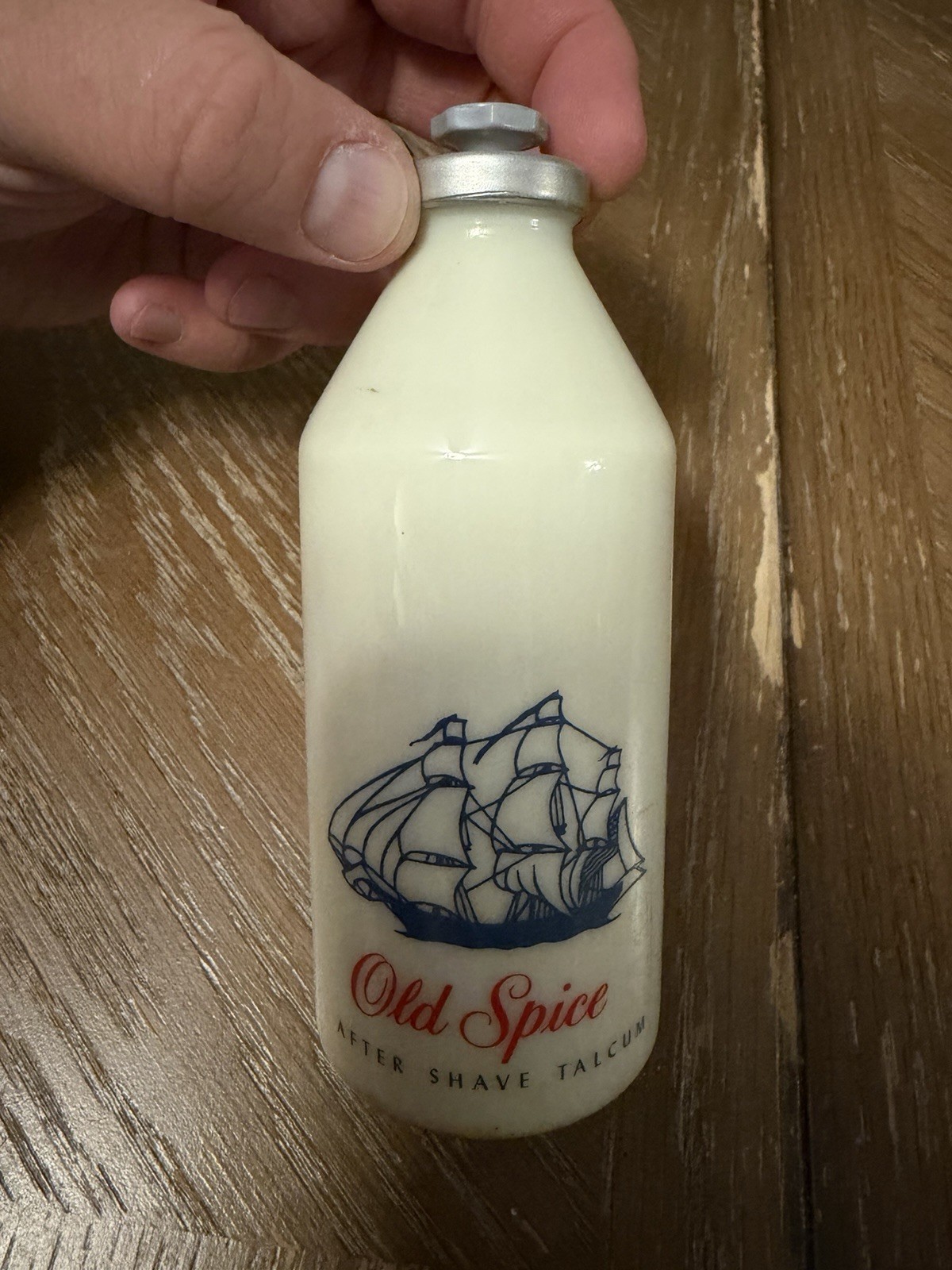 Vintage Old Spice After Shave Talcum Bottle 3 Oz