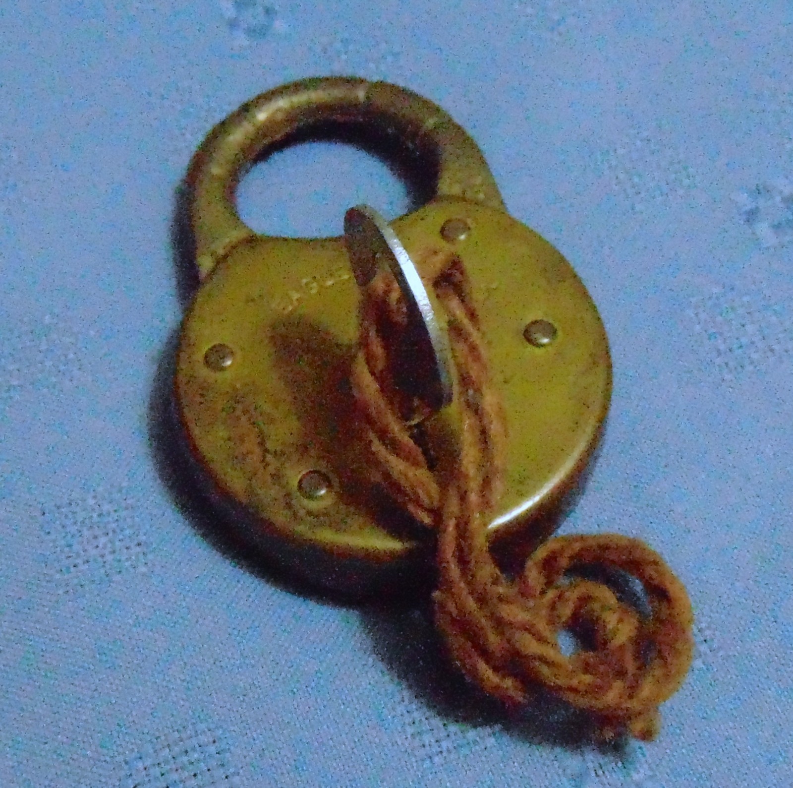 Eagle Pad Lock & Key - Terryville Conn. US