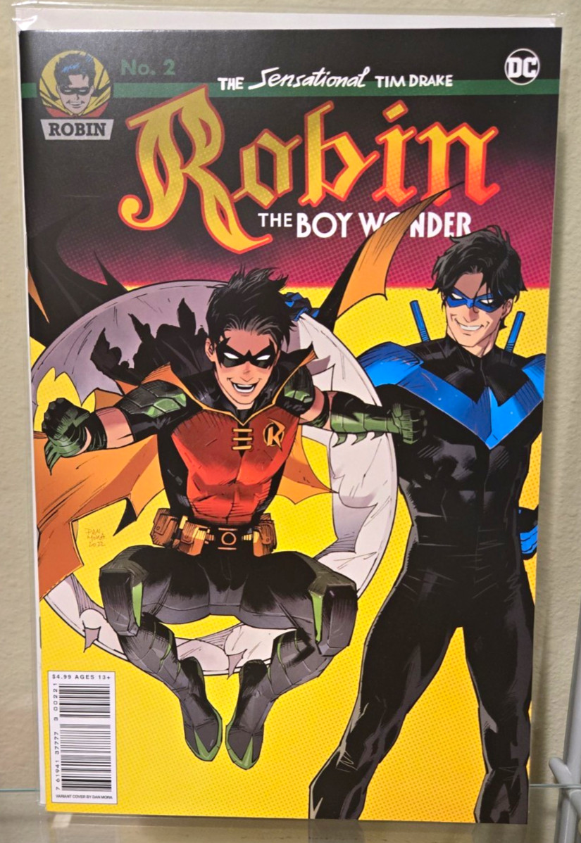 DC Comics Tim Drake: Robin #2 Dan Mora Card Stock Variant Cover B Nightwing