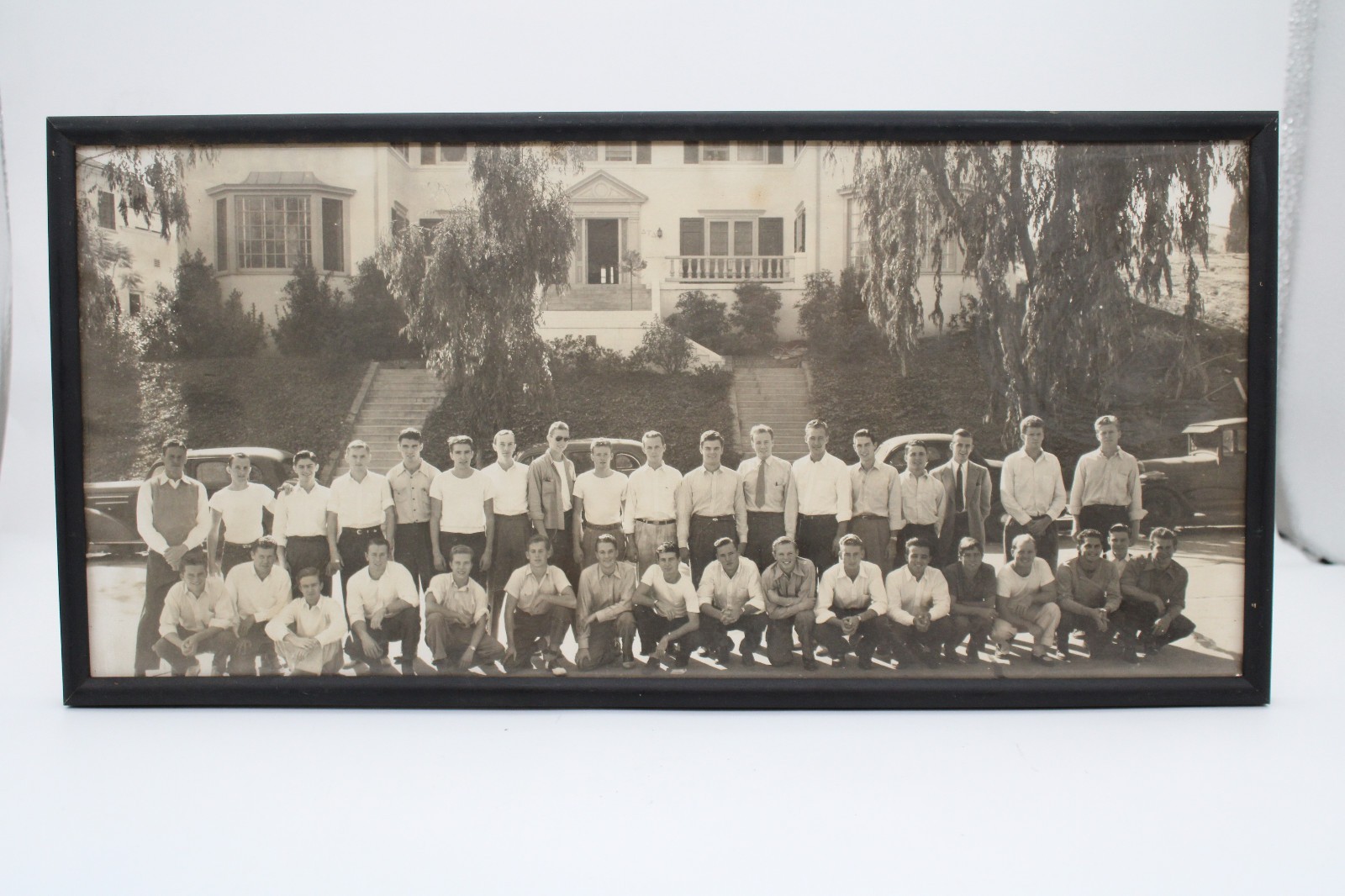UCLA Delta Tau Delta Fraternity Class Photo 1941 Los Angeles Delta Iota Framed