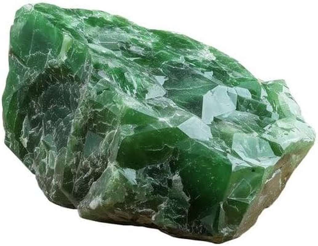 Large 1.25-2.0” Natural Green Jade Raw Crystals Stones for Meditation, Chakra, R Large 1.25-2.0” Natural Green Jade Raw Crystals Stones for Meditation, Chakra, R