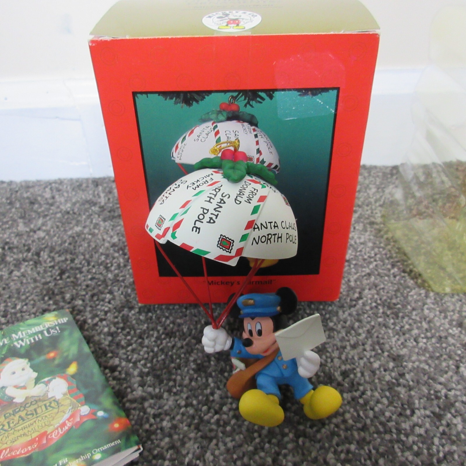 Enesco Mickey\'s Airmail  Treasury of Christmas Ornament New in Box