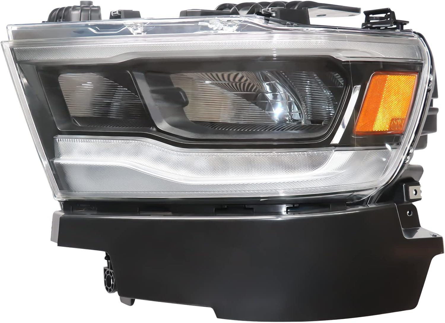 For RAM 1500 Rebel/Laramie Non-Laramie Longhorn 2019 2020 2021-2024 Front LED He
