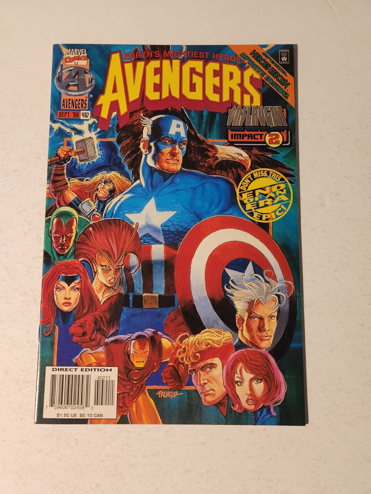 Avengers v1 #402 Final Issue ~Marvel ~Hard to Find, Nice Grade VF, Fast Shipping Avengers v1 #402 Final Issue ~Marvel ~Hard to Find, Nice Grade VF, Fast Shipping
