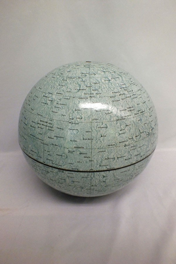 Vintage 1970s Replogle Lunar Moon Globe 12 Inch Clean Cardboard No Peeling Vintage 1970s Replogle Lunar Moon Globe 12 Inch Clean Cardboard No Peeling