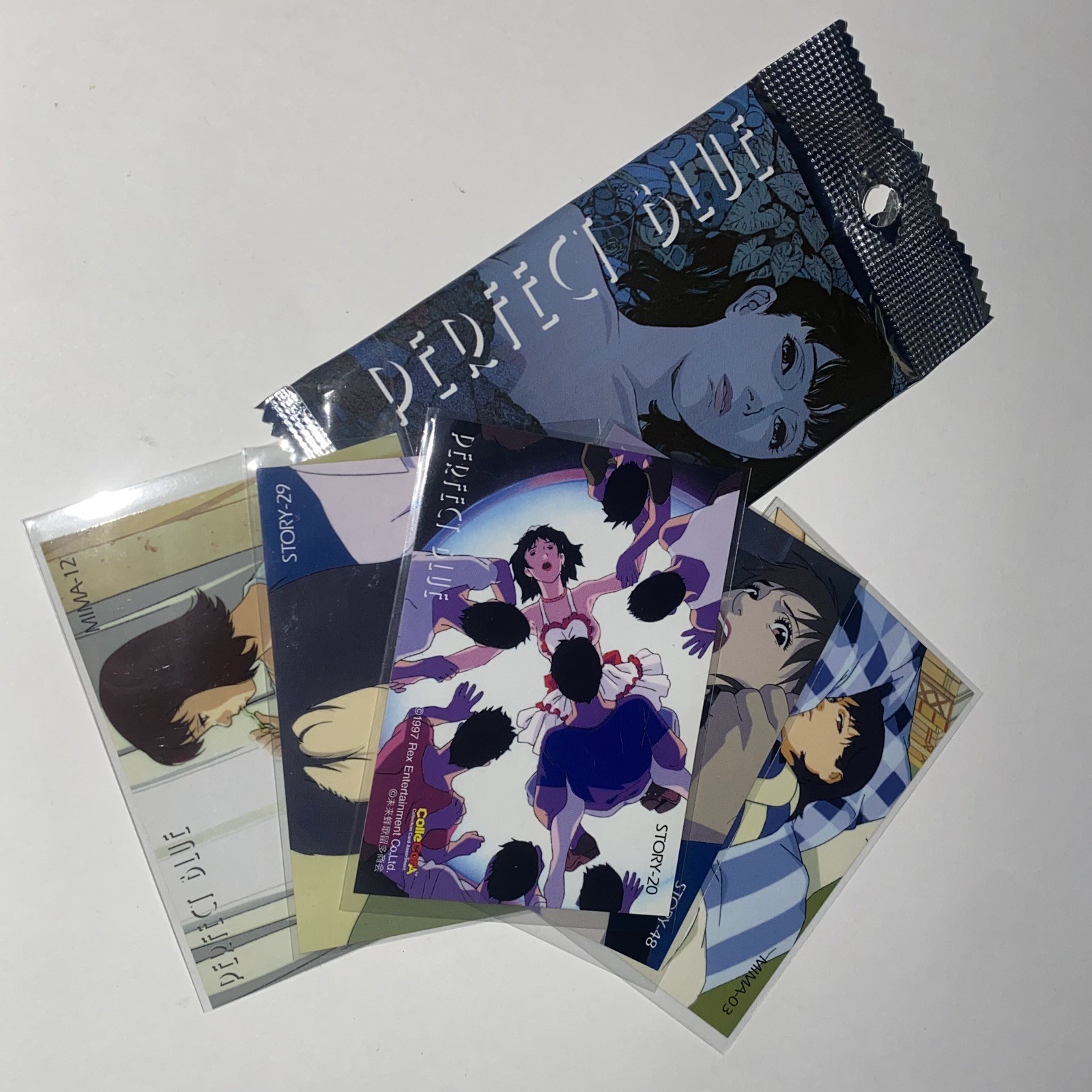Perfect Blue Vintage Trading Cards - Rare 1997 Satoshi Kon Anime - 5 Cards 
