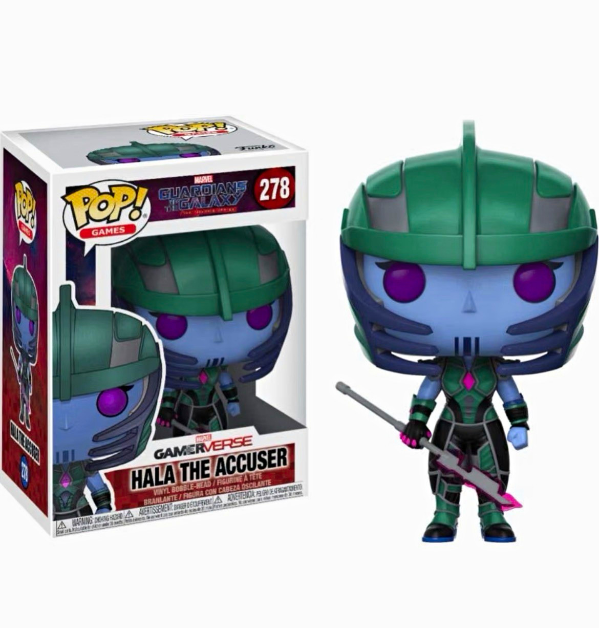 Funko Pop Games Marvel Gamerverse Hala the Accuser #278 Vinyl Bobblehead Funko Pop Games Marvel Gamerverse Hala the Accuser #278 Vinyl Bobblehead