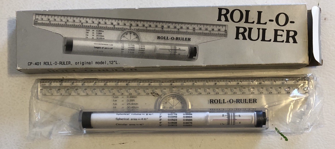 Roll-O-Ruler Rolling Drafting Ruler 12\