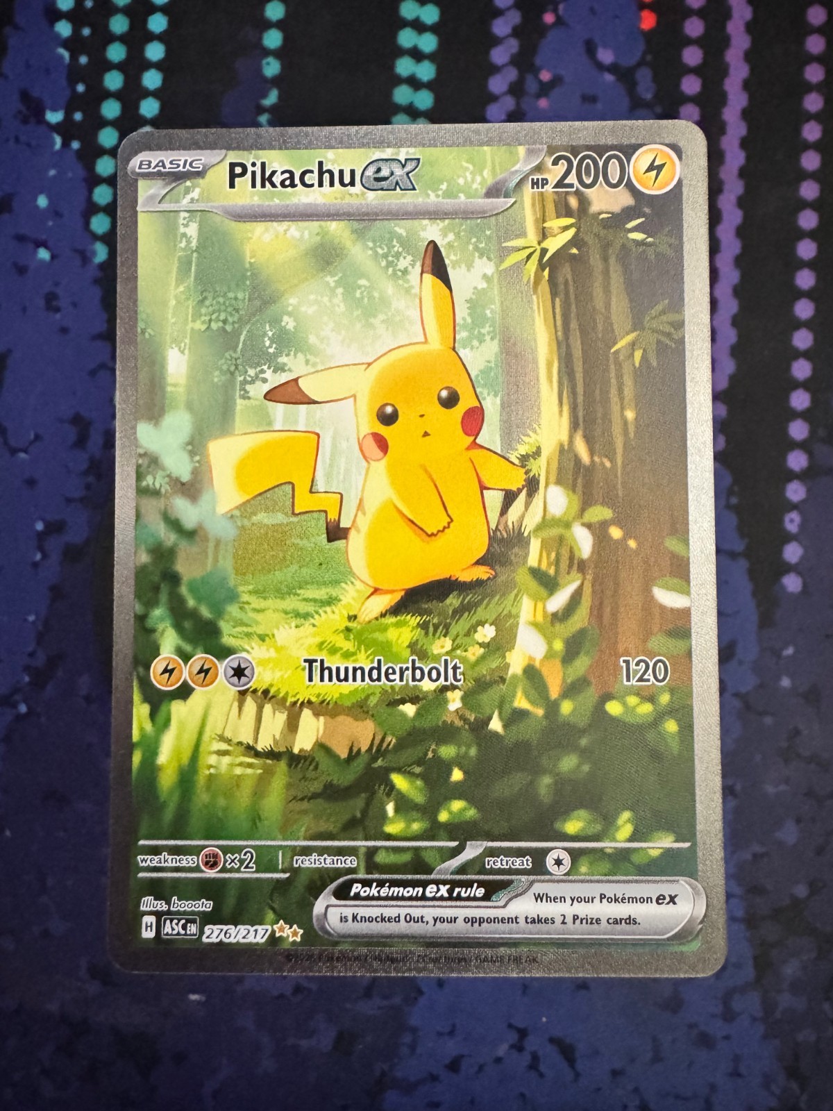 Pokemon TCG - Pikachu Ex 276/217 Ascended Heroes - See Description/Pictures