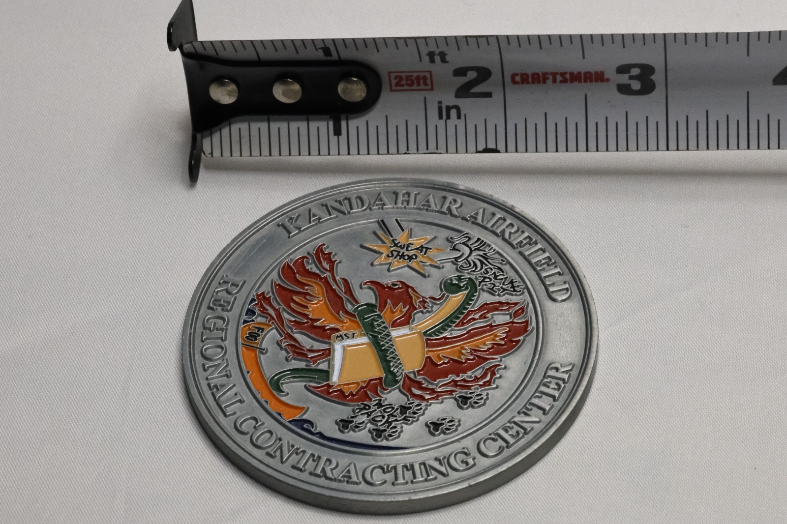 Kandahar Airfield Contacting Command CENTCOM Afghanistan US Navy Challange Coin