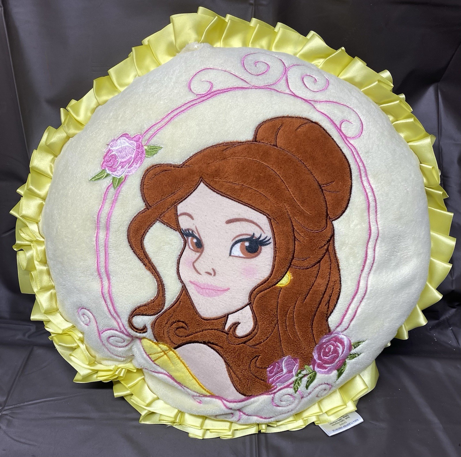 Disney Princesses Belle Beauty And The Beast 12” Decorative Pillow