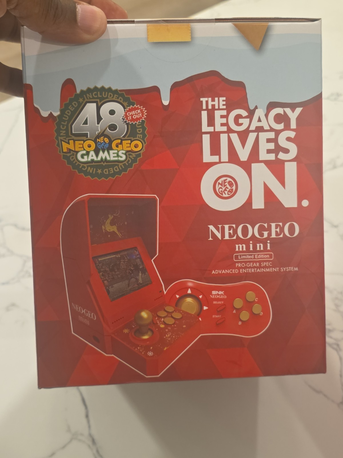 SNK NEOGEO mini Christmas Limited Edition [video game] With Matching Bag
