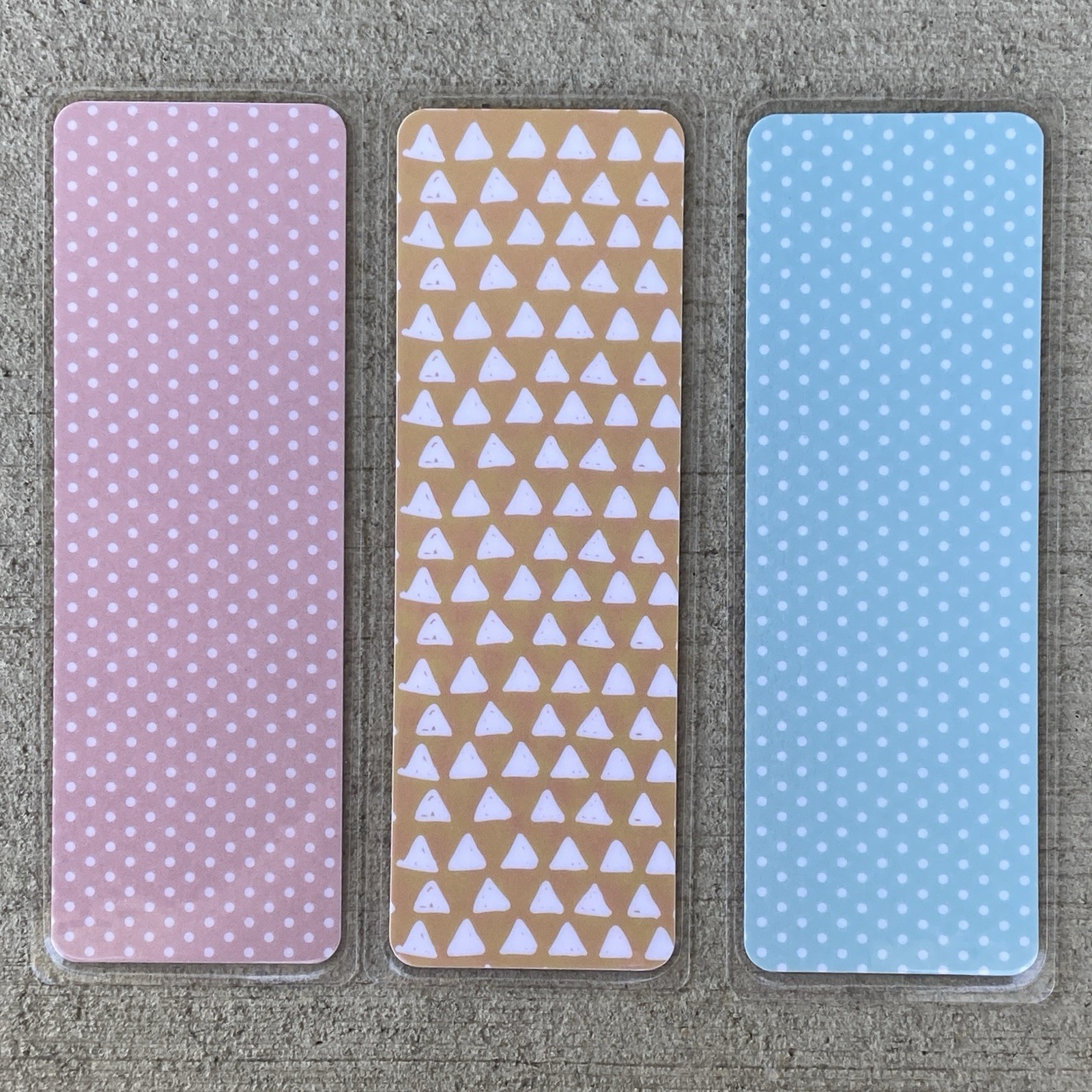 Cute Aesthetic Bookmark For Books, Gift For Bookworms, 2x6” Laminated, Set Of 3 Cute Aesthetic Bookmark For Books, Gift For Bookworms, 2x6” Laminated, Set Of 3