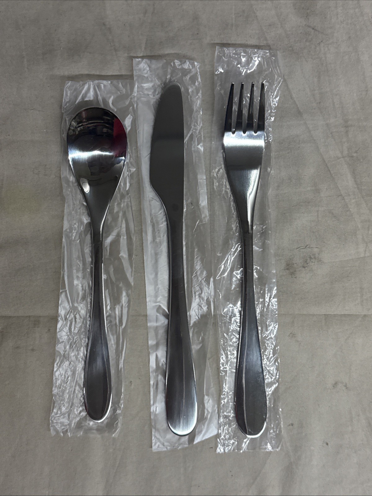 American Airlines Stainless Cutlery, 3-Piece Silverware - NEW