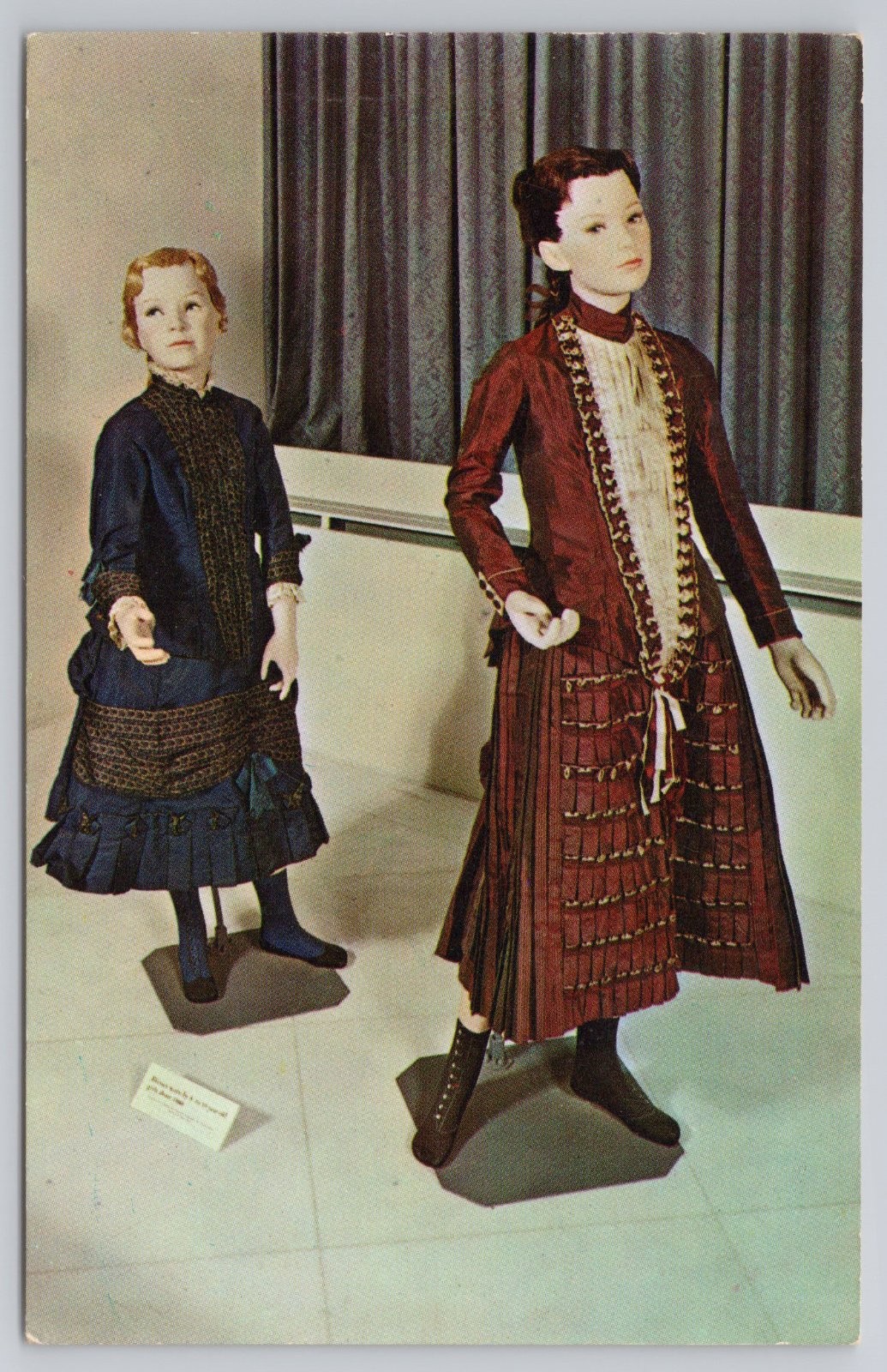 Postcard Children\'s Dresses Smithsonian Institution Museum Costume