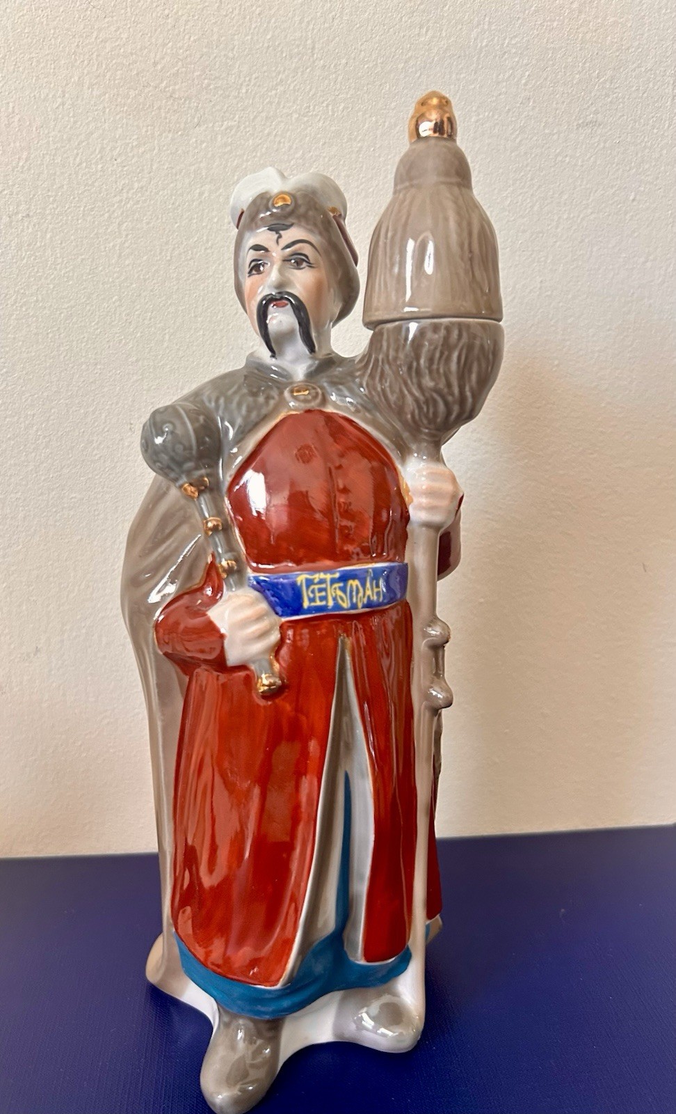 Ukrainian Vintage Cossack or Hetman Figurine Decanter - Kiev’s Collection