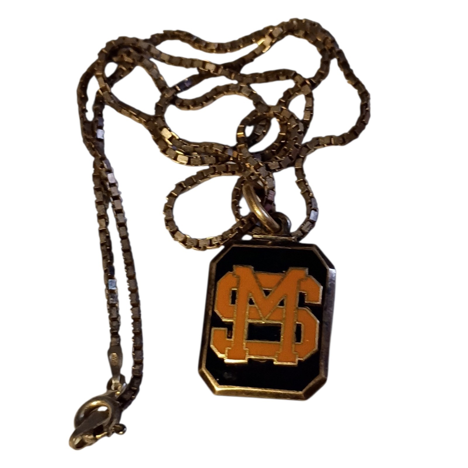 1942 Mississippi State University Club Track Championship Pendant Necklace 1942 Mississippi State University Club Track Championship Pendant Necklace
