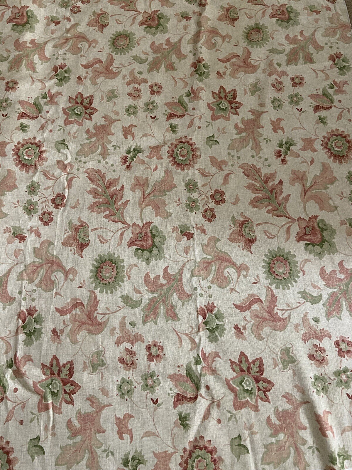 Nina Campbell Floral Print Fabric Tumsong Pattern RARE 8 + continuous yards Nina Campbell Floral Print Fabric Tumsong Pattern RARE 8 + continuous yards