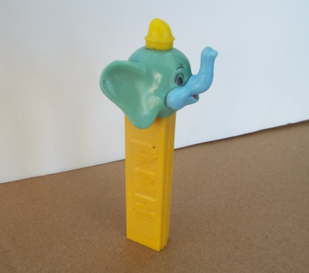 Vintage Pez Dispenser Walt Disney Dumbo Elephant No Feet Made In Austria