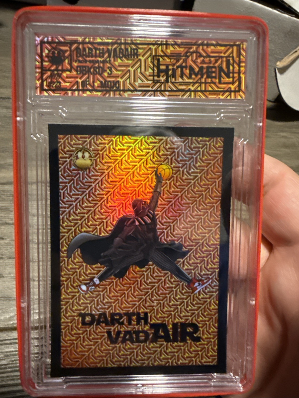 Darth Vadar Card. Darth VadAir From The Case Hitmen. 1/1. Mojo.