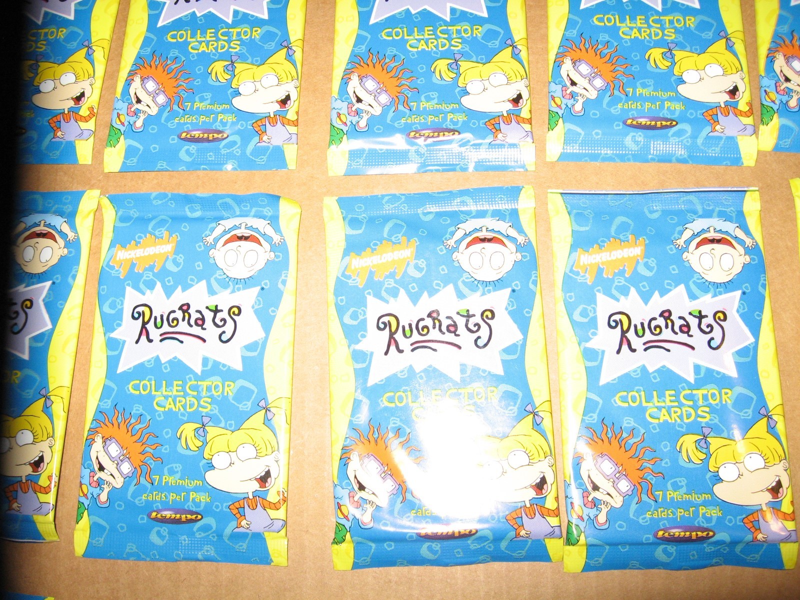 10 Packs 1997 Rugrats Trading Cards Nickelodeon No Box Nice Shape Tempo Sealed